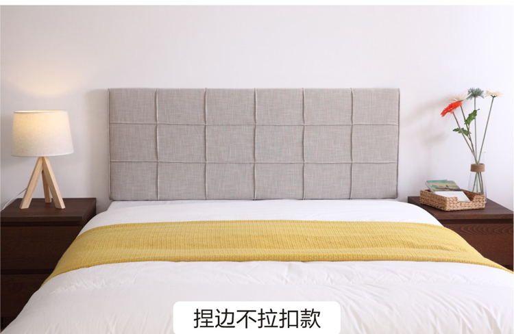 Giường tùy chỉnh gói mềm đệm đôi giường gỗ rắn trở lại mà không có giường gối vải có thể tháo rời và có thể giặt - Trở lại đệm / Bolsters gối kê lưng