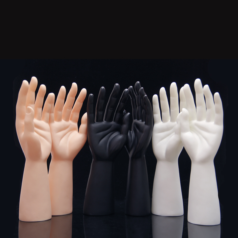 Hand Model Bracelet Prop, Hand Mannequin Simulation 3D Fake Hand, Long and Short Gloves, Wedding Dress Female Hand Model Prop, Foot Model