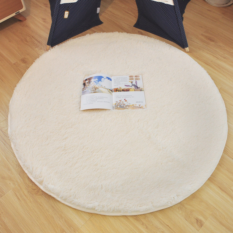 Floor mat children's tent plush floor mat carpet damp mat living room coffee table mat tent floor mat gift