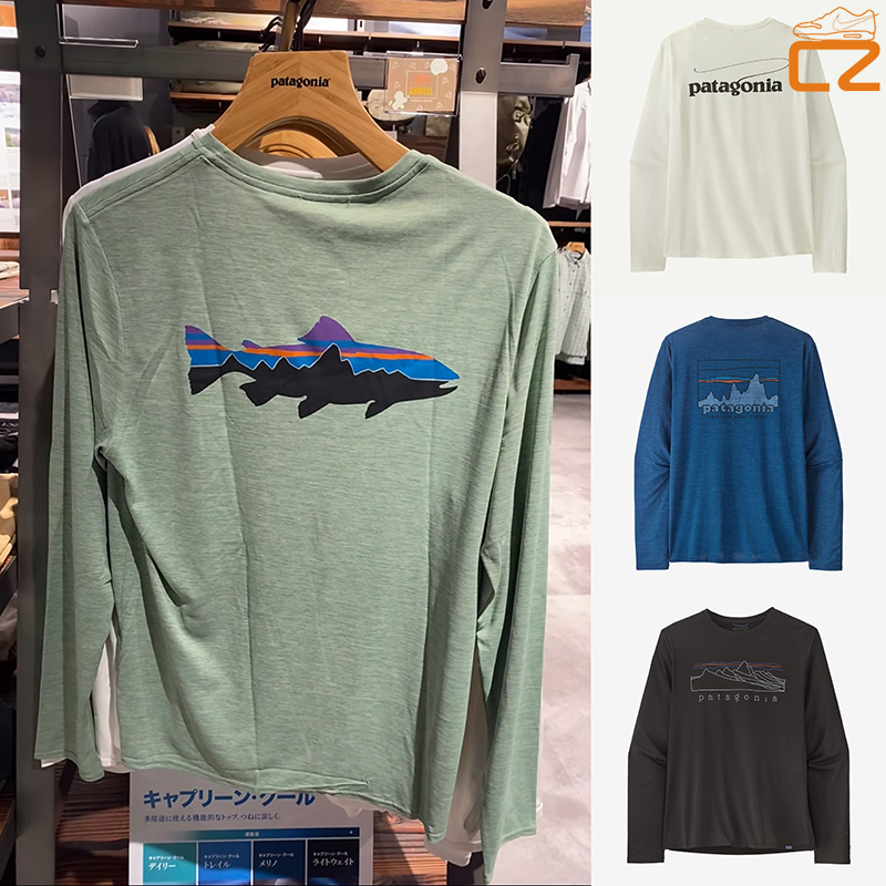 Patagonia 25 Autumn/Winter Patagonia Cool Daily Graphic C1 Quick-Dry Men's Long Sleeve T-Shirt