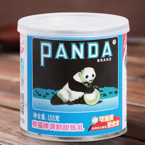 6 банка бренда Panda Рафинирование молока (350 г*6) Панда Рафинирование молока Сладкое изящное молоко/сладкое молоко соус/пирог/пирог яиц/торт