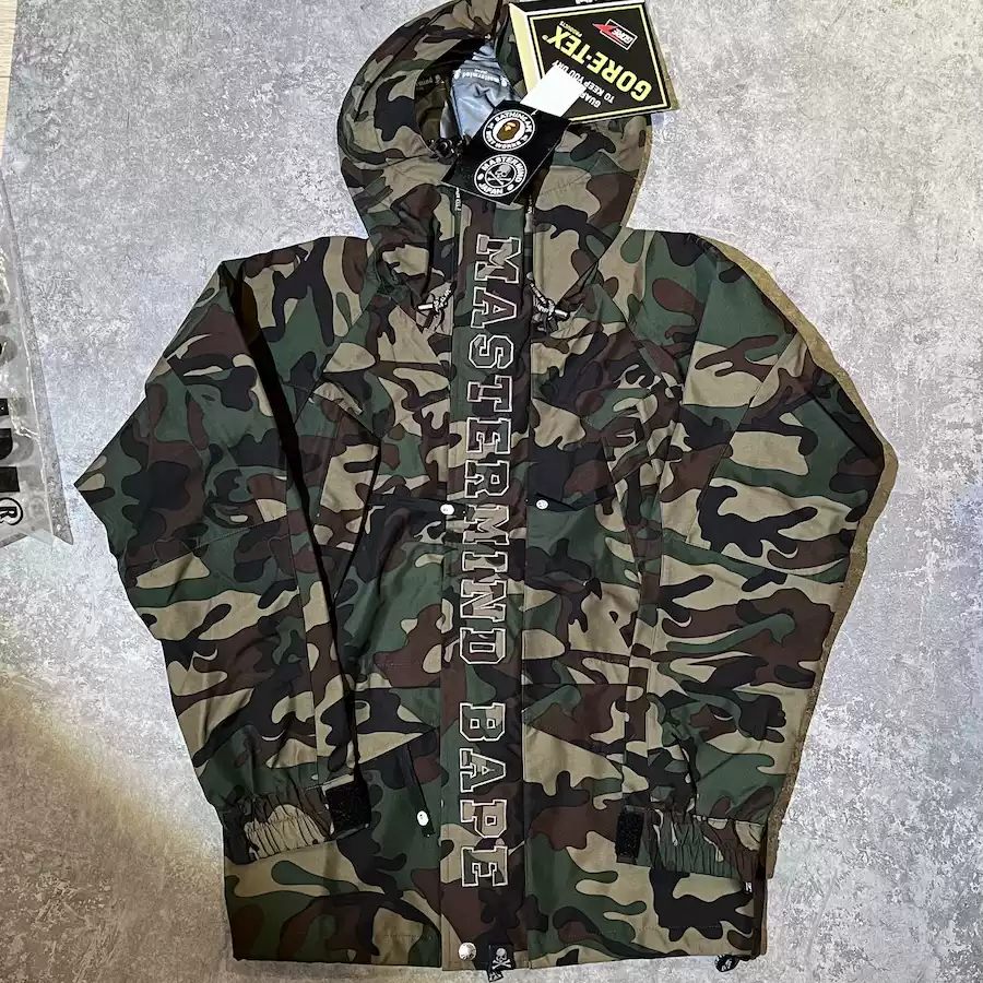 BAPE x UNDEFEATED聯名夾克黑底迷彩鯊魚MA1外套秋季休閒男裝夾克A