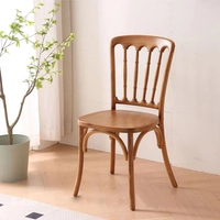 Стул Наполеон 𪨧, цвет средний антик, сиденье из массива дерева★Импортные бревна★Десятилетняя гарантия