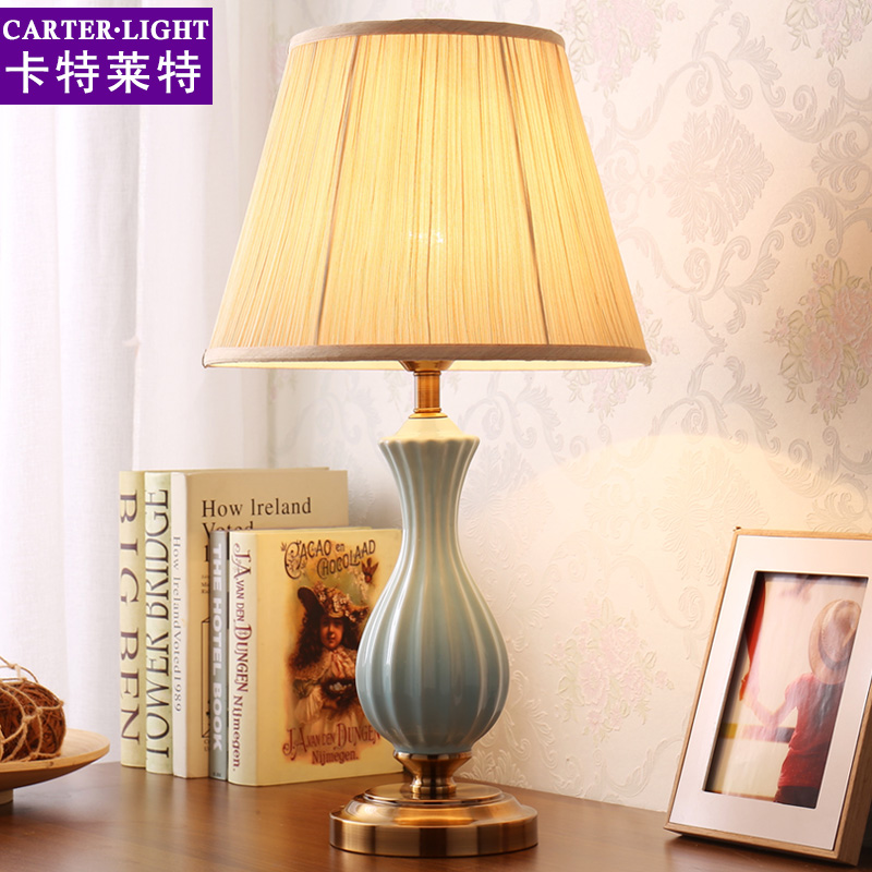 Usd 96 11 Ceramic Table Lamp American Bedroom Bedside Bedroom Bedside Lamp