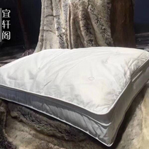 Export Japan-ROK upscale full cotton gon satin Silk Pillow Double beauty nourishing Yan pillow core Five Star Hotel Health pillow