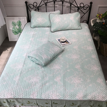 100% Bifacial Sky Silk Cool Mat Three Sets Cartoon Foldable Machine Wash Air Conditioning Mat 1 5 m 1 8 m Soft Schiller