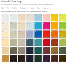 картон 德国古曼色彩 gund colors shop matt