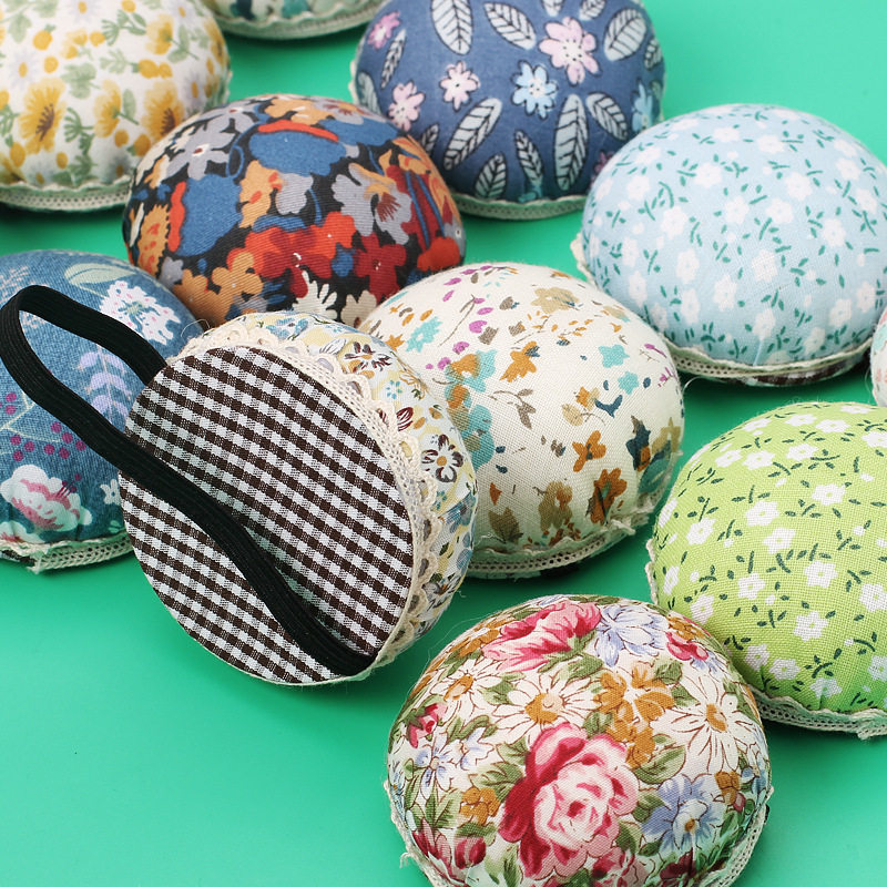 Cross embroidered stitch with dressing needle wrap pin wrap PP cotton handmade diy stand cutting needle wrist pin wrap needle bag-Taobao