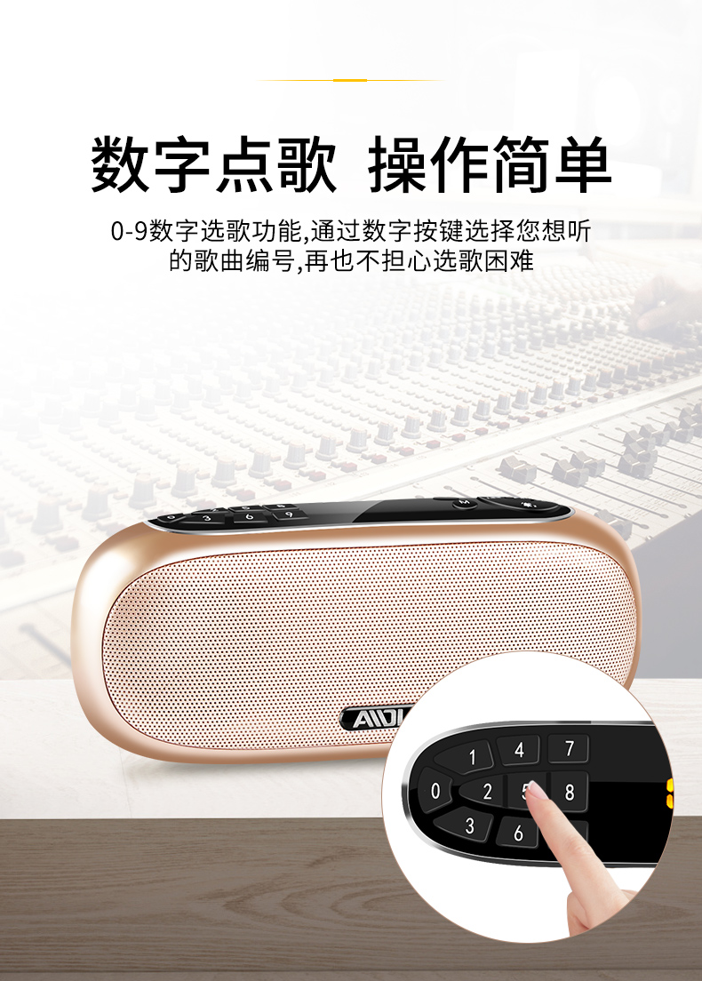 Đài phát thanh cũ tình yêu mới cầm tay cầm tay Walkman âm thanh nhỏ sạc cho người già nghe máy bài hát để nghe thẻ có thể được đưa vào thẻ u đĩa loa siêu trầm ngoài trời Loa Bluetooth - Máy nghe nhạc mp3 máy nghe nhạc có wifi