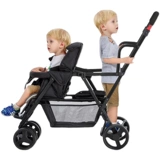 Детская складная тележка для выхода на улицу для путешествий для близнецов с сидением