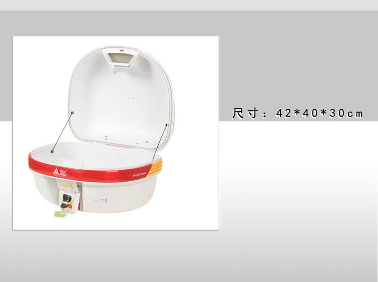 Aidele 923-A xe gắn máy đuôi hộp xe điện lớn cưỡi thân cây hộp lưu trữ để đặt mũ bảo hiểm đầy đủ thùng hông givi