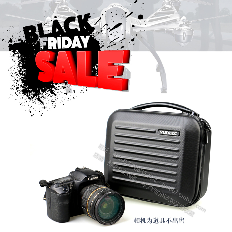 Multifunctional thickened PC hard stereo toolbox Portable waterproof shockproof box UAV camera modification box