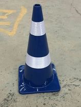Blue Pvc Road Cone 70CM Road Cone Reflective Barricade Cone Ice Cream Barrel Ice Cream Barrel Traffic Cone Barrel Traffic Cone