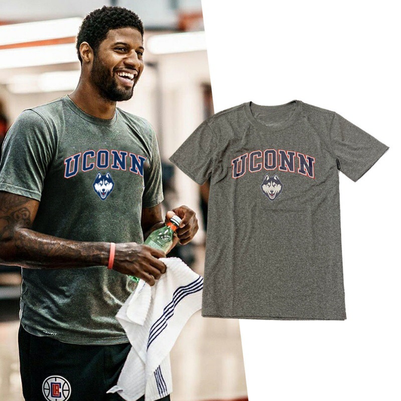 Short-Sleeved Men's High-Elastic Quick-Drying Paul George Curry Ncaa Kenda Duck Duke Basketball Training American-Style Short-Sleeved T-Shirt