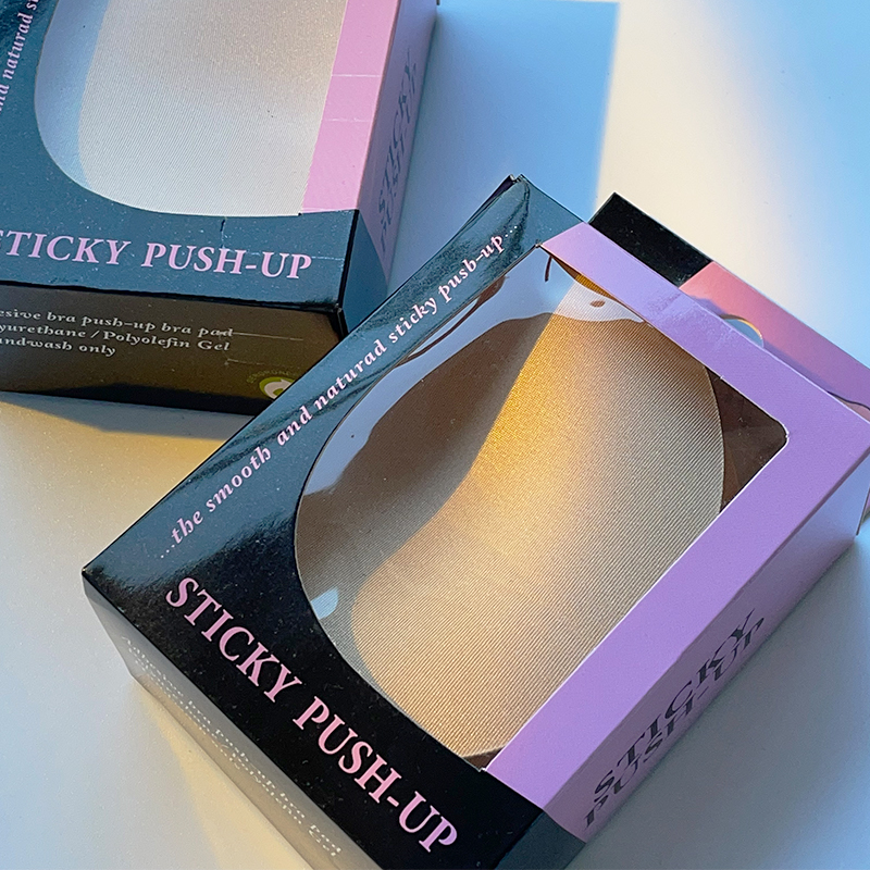 Magic self-adhesive insert pad thickened cup chest pad sponge piece with glue insert piece gathered small breast breast enhancement artifact