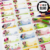 Mickey Veney Mary Cat Name Sticker Cartoon Cute Waterproof and Wear-resistant Name Sticker