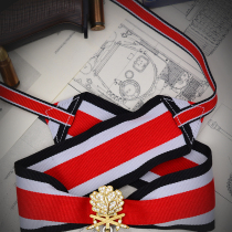 1 First and Second Class Knight War Memorial Iron Cross Prussian Gold and Silver Diamond Double Sword Oak Leaf Medal