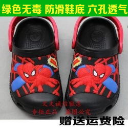 Summer Spider -Man Cave Shoes Anti -Skating Children's Skillwoe Male Garden Shoes Baby Beach Home Shoes
