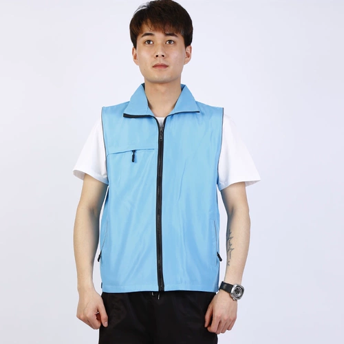 Светоотражающий цветной жилет подходит для мужчин и женщин с молнией для работы