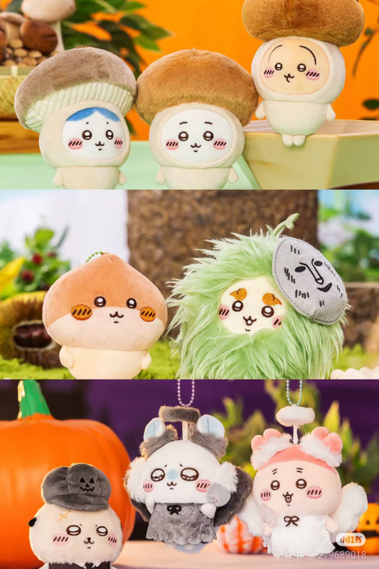 Chiikawa Halloween-Themed Mushroom Usagi, Magical Mushroom Usagi, Halloween-Themed Usagi
