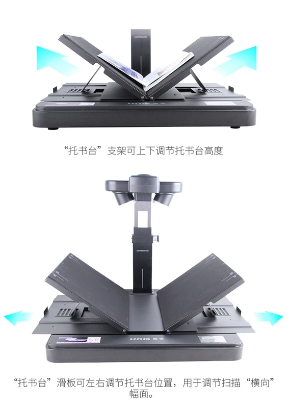 Violet (UNIS) Violet E-scan3000 cuốn sách dày thành một cuốn sách miễn phí để quét cuốn sách Gao Paiyi - Máy quét máy scan lide 300