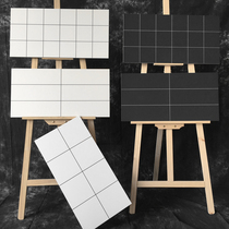 Nordic black toilet wall tiles Japanese kitchen Plaid matte white subway brick brick 300600 tile