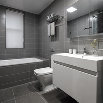 Tile 300x600 Nordic toilet black and white gray wall tiles Modern minimalist bathroom kitchen toilet floor tiles