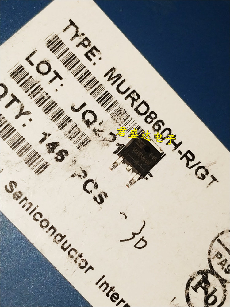 MURD860H TO-252 MUR860 600V8A ultra-fast recovery original