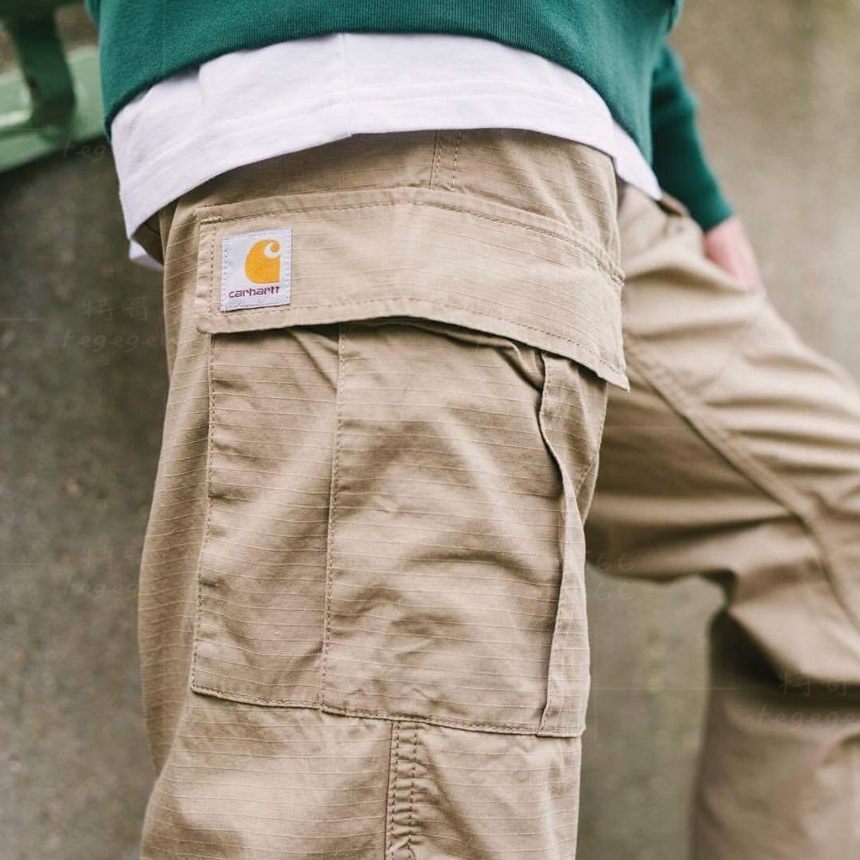 carhartt aviation pant beige