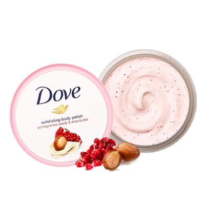DOVE多芬身体磨砂膏乳霜石榴籽滋润去角质298g【手机详情页领券】