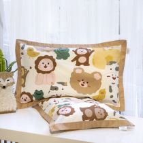 Class A 60 pure cotton pillowcase 30 * 50 latex memory pillowcase 40 * 60 baby kindergarten cartoon lovely single only