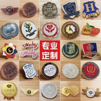 Metal Badge Dingding Order of decoration Custom School Badge Badge Logos Brooch Making Commemorative Chest Badge Badge emblems