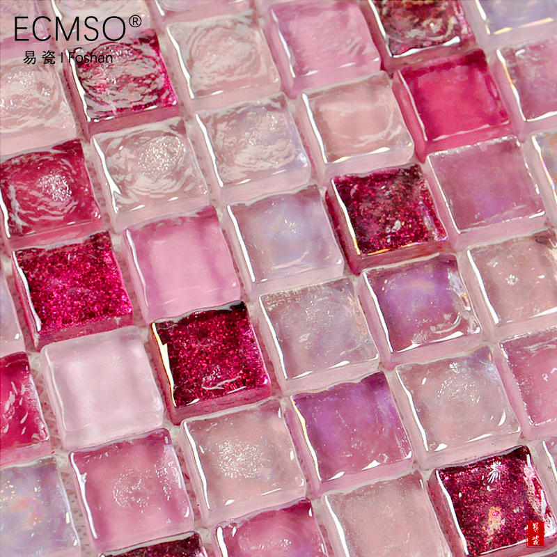 ins Pink Bathroom Glazed Mosaic Tiles Bathroom Floor Tiles Background Wall Non-Slip Wall Tiles Swimming Pool Fish Pond ins Pink Bathroom Glazed Mosaic Tiles Bathroom Floor Tiles Background Wall Non-Slip Wall Tiles Swimming Pool Fish Pond