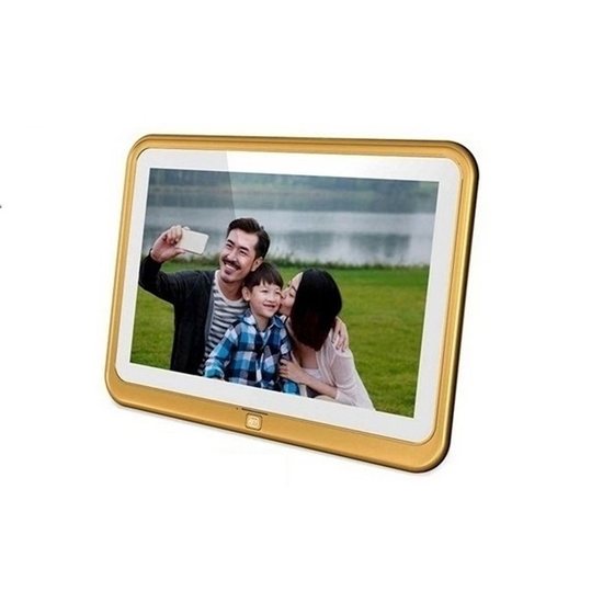 Jiademei 10-inch touch screen digital photo frame player electronic photo album IPS home desk calendar perpetual calendar gift