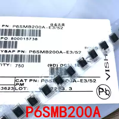 Transient suppression patch P6SMB200A DO-214AA P6KE200A TVS diode SMB 200A