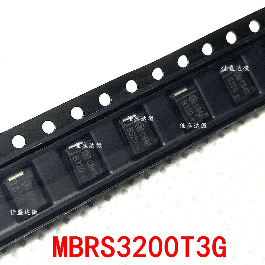 Schottky patch MBRS3200T3G DO-214AA 3A 200V Original mounting diode SMB B320