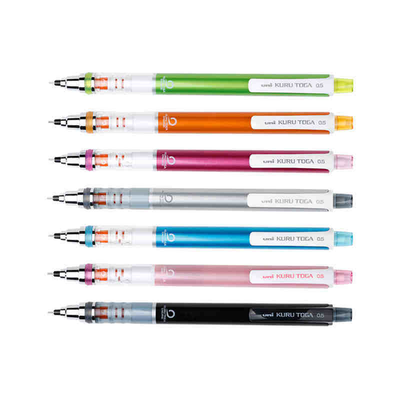 Japan uni Mitsubishi pencil KURU TOGA M5-450 automatic pencil refill automatic rotation 0 5mm