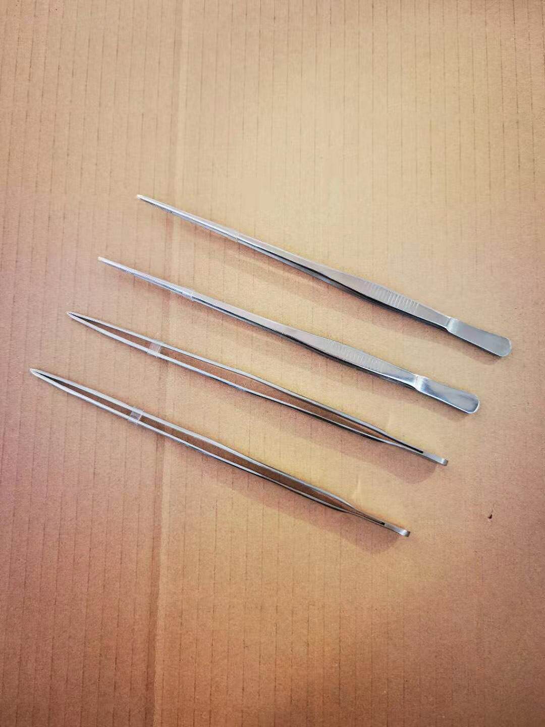 不锈钢镊子 敷料镊子(12.5cm-48cm) 圆头辅料镊/不锈钢镊子
