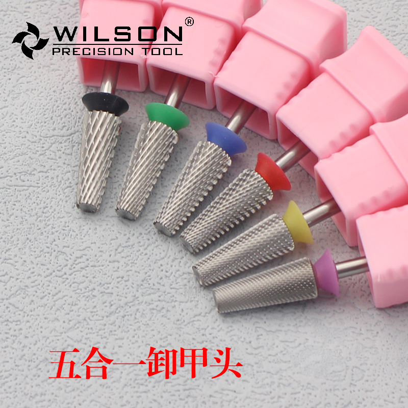 Wilson Huiershun 6.0mm Five-In-One Nail Polish Remover and Polishing Head for Removing Base Coat, Crystal Soft Gel, Phototherapy Reinforcement Nail Gel Wilson Huiershun 6.0mm Five-In-One Nail Polish Remover and Polishing Head for Removing Base Coat, Crystal Soft Gel, Phototherapy Reinforcement Nail Gel