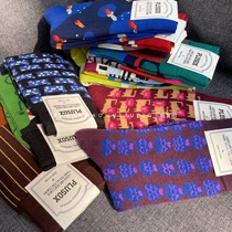 Buy 8 pairs of high-quality export foreign trade socks cartoon color Japanese and Korean Harajuku couples Cotton