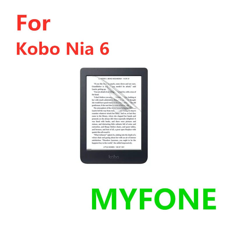 Kobo Nia Screen Protector Tempered Film HD Scratch Resistant Matte Anti-Fingerprint Anti-Reflective Soft Film