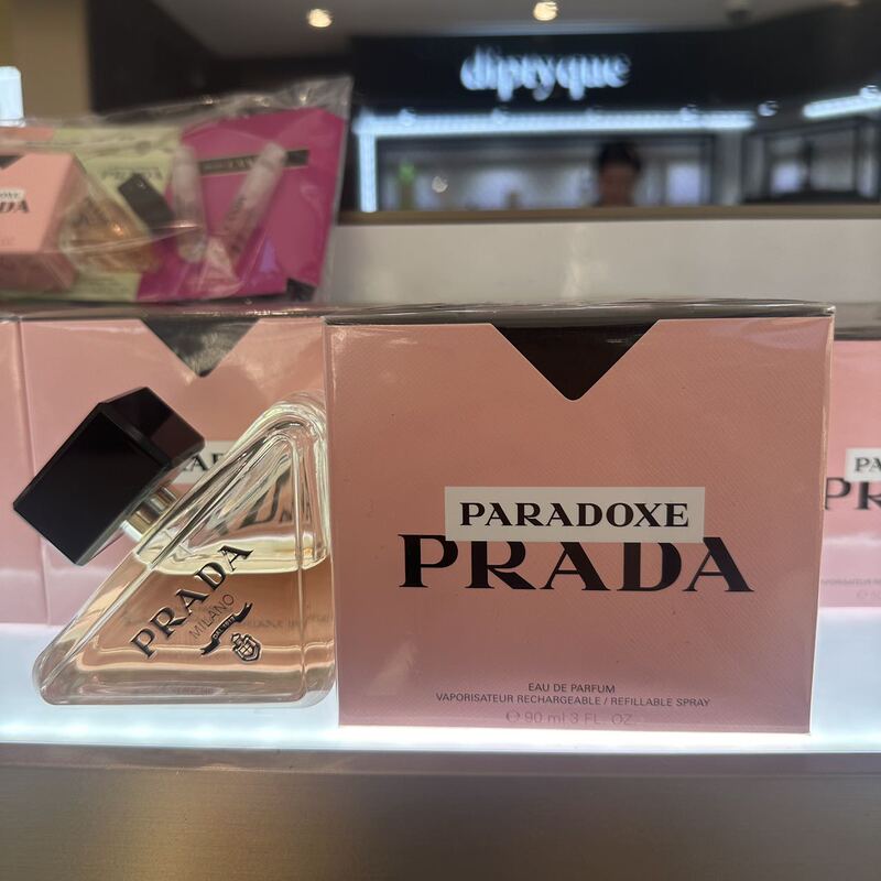 Prada Triangle Logo New Product I'M Unpredictable Floral Perfume Contrasting Milkwood Fragrance Prada Triangle Logo New Product I'M Unpredictable Floral Perfume Contrasting Milkwood Fragrance