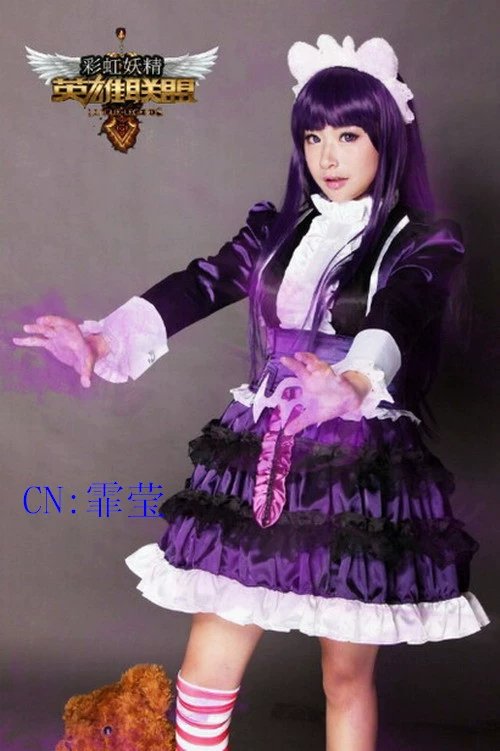 Shangmei COS LOL Liên minh huyền thoại Gothic Lolita Anne cosplay custom - Cosplay