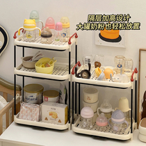 Bottle storage drain rack small practical desktop baby feeding tool drying storage box storage rack
