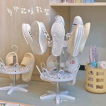 Shoes drying rack student dormitory drying shoes artifact female balcony floor-to-ceiling multi-functional storage rack