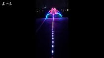 Beijing luminous kite lamp Qiu Yile original 6-flat manta ray 2021 upgraded version 18-meter barrel tail race level