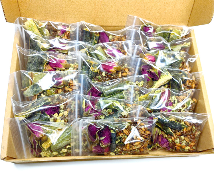 Lotus leaf winter melon tea hawthorn sicklesenna seed rose wheat tea through burnout and grease to oil wet tea intestine health care flower tea