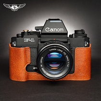 Taiwan TP leather Canon Canon F-1 camera bag NEW F-1 leather cover film Machine protective cover handmade cowhide