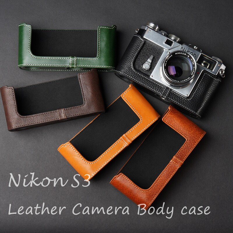 TP original Nikon S3 camera bag negatives machine Nikon S3 SP S2 leather sheath handmade cow leather sheath