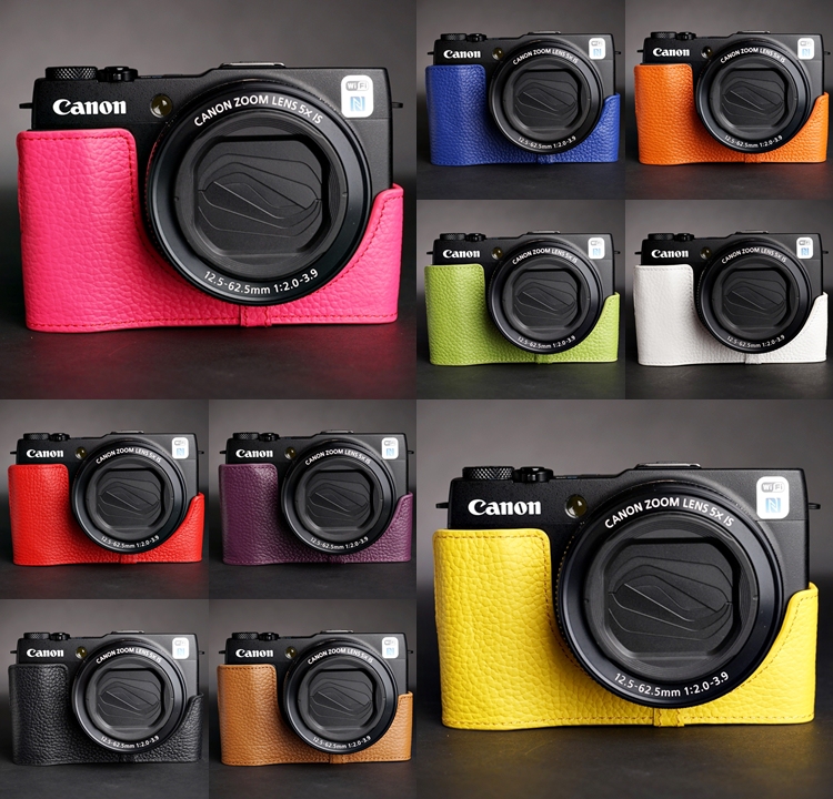 Taiwan Tp Genuine Leather Canon G1X2 G16 G15 G12 G11 G10 Protective Leather Case Ccd Camera Bag Accessories